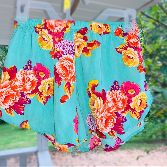Ambiance Pants - Ambiance Apparel Floral Shorts